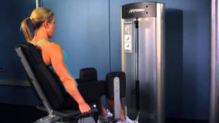 Life Fitness Optima Series Hip Abductor Adductor Instructions [upl. by Roti]