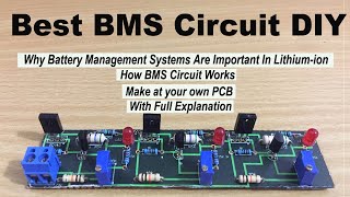 Battery Management System for lithiumion Batteries DIY  DIY BMS for 18650  3S4S DIY BMS Circuit [upl. by Rephotsirhc]