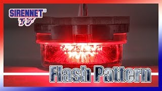 Flash Pattern SoundOff Intersector Mirror Mount Light [upl. by Eenot581]