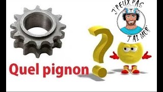 Pignon de Mobylette  le Pourquoi du comment [upl. by Jordon]