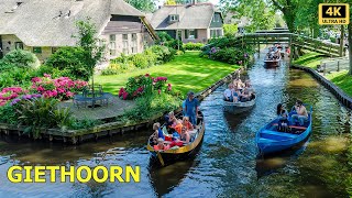 Giethoorn Netherlands 🇳🇱  The Venice of the North 4K UHD [upl. by Robet]