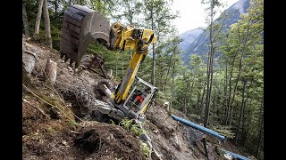 Neue Trinkwasserleitung Fruttmatt bis zu 15000 l Wasser pro Minute [upl. by Adnarb]