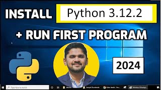 How to install Python 3122 on Windows 10 [upl. by Tihom83]