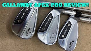 Reviewing the new Callaway Apex Pro CB and MB Irons Triple Play Club Junkie [upl. by Jasmin]