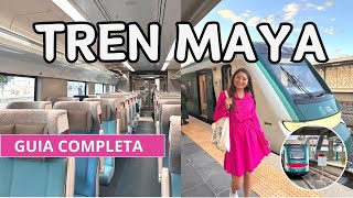 Así es el TREN MAYA 🚂 Precios Horarios Rutas Vagones Transporte a la estación ✅CancúnValladolid [upl. by Pack]