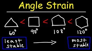 Stability of Cycloalkanes  Angle Strain [upl. by Humpage]