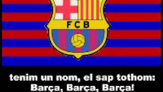 Hymn FC Barcelony  tekst [upl. by Shamma860]