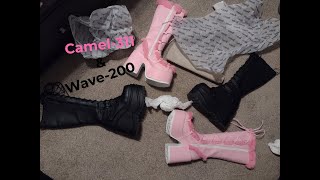 UNBOXING DEMONIA’s PINK CAMEL311 amp BLACK WAVE200 [upl. by Ayotas]