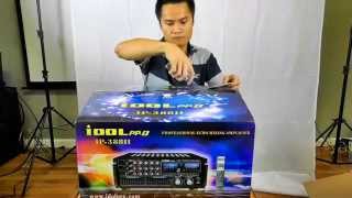 0003 Unboxing Idolpro IP 388 II Professional Karaoke Mixer Amplifier [upl. by Tennes]