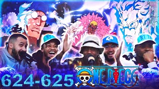 DOFLAMINGO VS AOKIJI One Piece Ep 624625 Reaction [upl. by Hametaf]