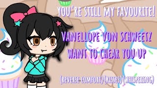 ASMR roleplay pt 5 vanellope von schweetz chears you up reverse comfortkisseswhispering [upl. by Ennaeed]