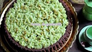 Crostata morbida al cioccolato e crema pistacchio [upl. by Moyna]