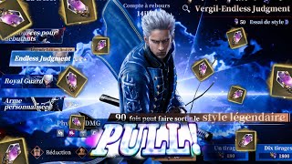 INVOCATIONS VERGIL ENDLESS JUDGEMENT SUR DEVIL MAY CRY PEAK OF COMBAT [upl. by Otreblasiul]