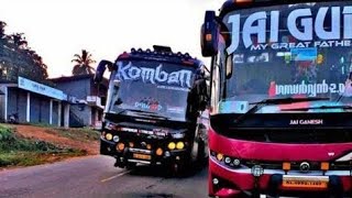 KERALA TOURIST BUSES HEAVY MASS VIRAL VIDEO COLLECTION KOMBAN [upl. by Filiano]