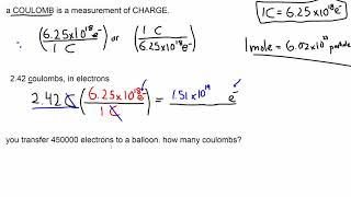 14 converting electrons and coulombs [upl. by Malachi]