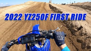 2022 YZ250F FIRST RIDE [upl. by Mathia]