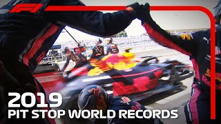 World Record F1 Pit Stops  Red Bull Racing Register The Fastest Pit Stop Three Times [upl. by Learsiy]