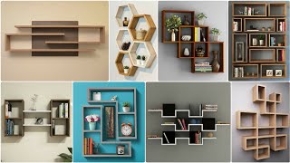 200 Corner wall shelves design  Home wooden wall decorating ideas 2023 [upl. by Ydnolem]