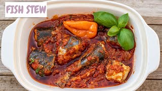 CAMEROONIAN FISH STEW  Fish Stew Recipe  African Fish Stew  Tomato Stew [upl. by Atiuqehc938]