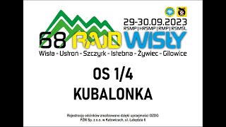 68 Rajd Wisły 2023  onboard OS 13 KUBALONKA [upl. by Einahpet]