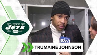 Trumaine Johnson Talks Picking Off 2 Interceptions  New York Jets [upl. by Ardnak]