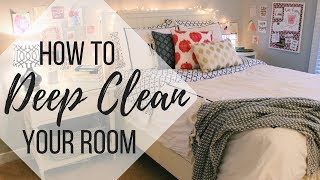 HOW TO CLEAN YOUR ROOM FAST IN 10 STEPS  2018 [upl. by Noteloc]