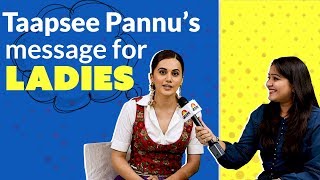 Taapsee Pannu on Mission Mangal Her Dream Role amp More [upl. by Gnaw23]