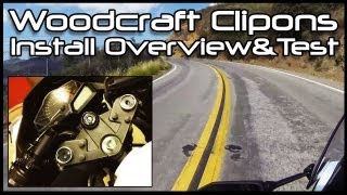 Ninja300 WoodcraftClipons Install Overview and Testing [upl. by Reed]