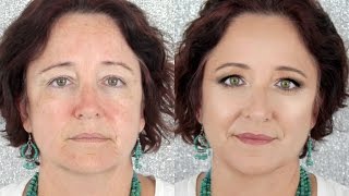 Smokey Eye Makeup for Mature Skin amp Hooded Eyes  STEPHANIE LANGE [upl. by Laamak815]