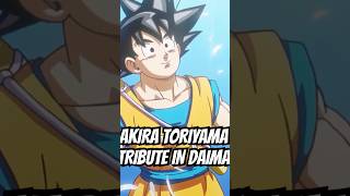 Akira Toriyama Tribute in the New Dragon Ball Daima Anime dragonball dbz goku [upl. by Nerehs]