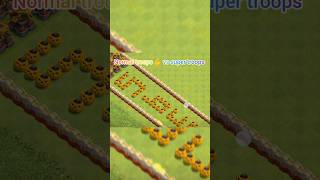 WHICH is STRONGER in Clash of Clans clashofclans shortsfeed [upl. by Bethesde825]