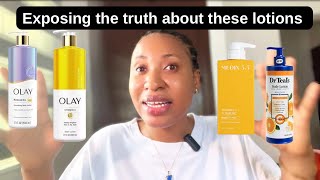 Watch this video before buying any of these lotions Review [upl. by Aicetal879]