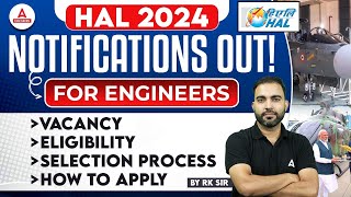 HAL Recruitment 2024  HAL 2024 Vacancy Eligibility Selection Process amp How to Apply  Full Detail [upl. by Spenser]