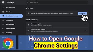 How to Open Google Chrome Settings [upl. by Orth]