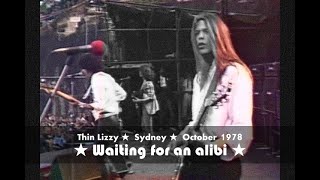 Thin Lizzy  Waiting for an alibi  Live  Sydney Opera House  1978 [upl. by Gilberta]