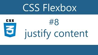 Flexbox Tutorial  8  Justify content [upl. by Ennahgem934]