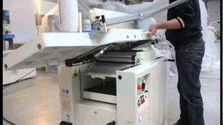 Jointer planer combination machine Minimax FS 41 Elite S  pialla filospessore [upl. by Anawak]