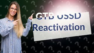 How do I reactivate my USSD code GTB [upl. by Nedrob]