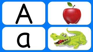 Learn A B C D  A for Apple  ABCD Song  A to Z Alphabet Learning  ABCD Poem  Cartoon Video [upl. by Crichton926]