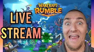 Warcraft Rumble  Launch Day Live Stream Mega PVP Domination [upl. by Eellac]