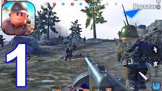 Ardennes Fury WW2 FPS Guns  Gameplay Walkthrough Part 1 iOS Android Gameplay [upl. by Files]