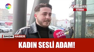 Kız sesi taklitleriyle fenomen oldu [upl. by Nwahsud]