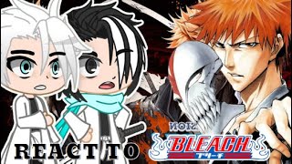 Bleach react to ichigo kurosaki  Part 8  ♦️ BLEACH ThousandYear Blood War  GC 🇧🇷🇺🇸  Gacha [upl. by Irfan]