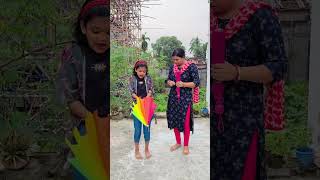 Umbrella ☔️☔️☔️☔️☂️KritikachannelShorts funny video [upl. by Norvun803]