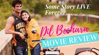 Dil Bechara movie review  Sushant Singh Rajput Sanjana Sanghi  Disney Hotstar  Cinetastic Amita [upl. by Aerdnod449]