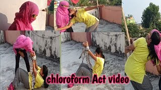 chloroform Act video funny challenge video  😅😅 [upl. by Jordans]