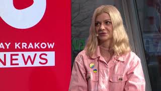 GAJA GRZEGORZEWSKA w programie Play Krakow News [upl. by Jori]