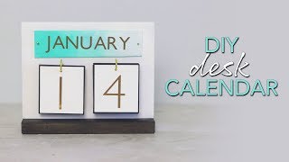 DIY Desk Calendar [upl. by Imuya]