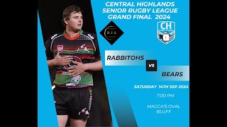 Bluff Rabbitohs v Clermont Bears Grand Final 2024 [upl. by Eiloj690]