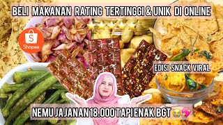 TASYI BELI MAKANAN RATING TERTINGGI amp UNIK DI ONLINE  NEMU JAJANAN 18000 TAPI ENAK BANGET😭💖 [upl. by Stricklan]